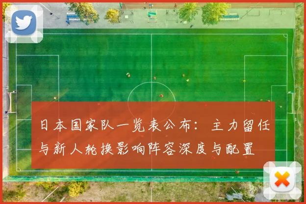 日本国家队一览表公布：主力留任与新人轮换影响阵容深度与配置